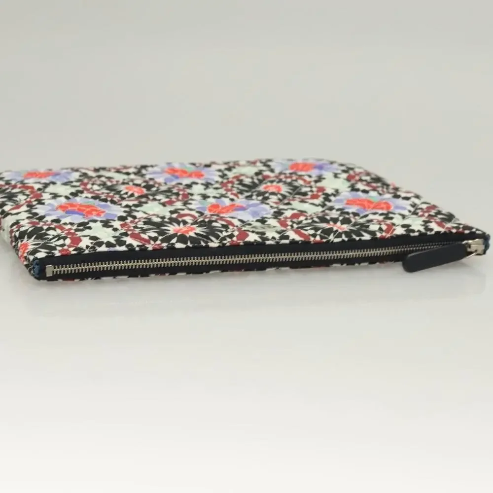 Chanel Matelasse Nylon CC Logo Pouch Multicolor
